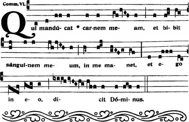 Qui Mange Ma Chair Et Boit Mon Sang Partition Pdf