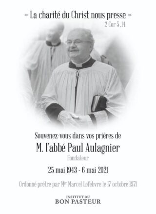 M. l'Abbé Paul Aulagnier, ibp